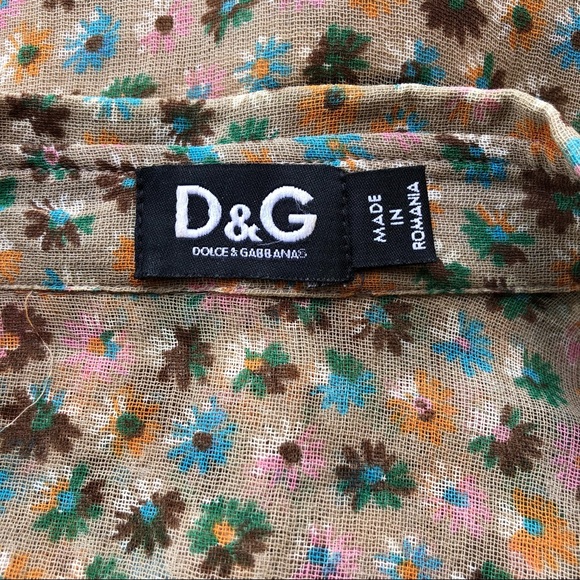 Dolce & Gabbana Vintage Sheer Floral Dress - Picture 9 of 11